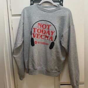 Not Today Vecna Stranger Things Crewneck